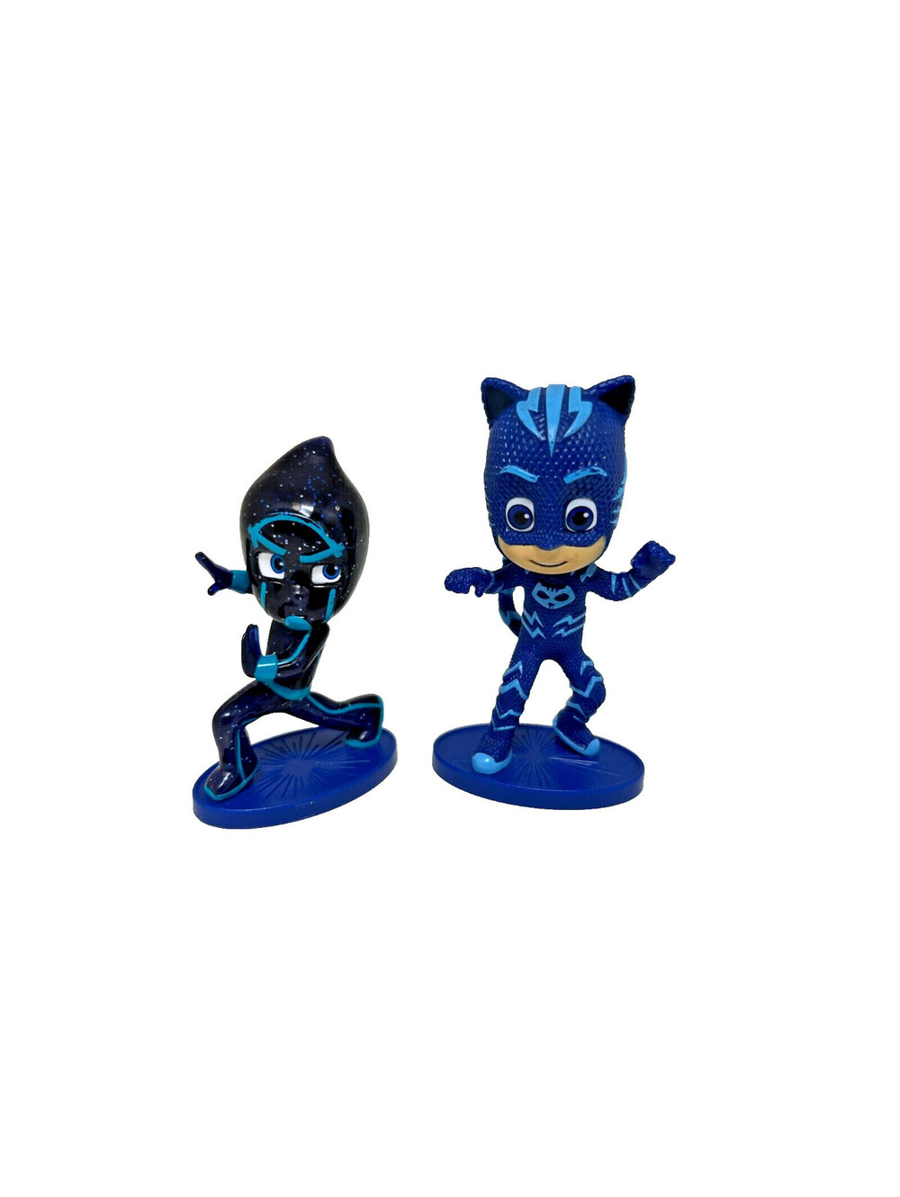 PJ Masks Catboy and Night Ninja Figures with Base Disney Junior